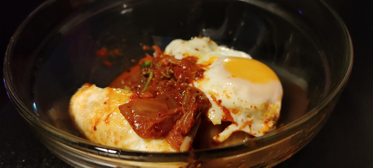 Kimchi a vejce