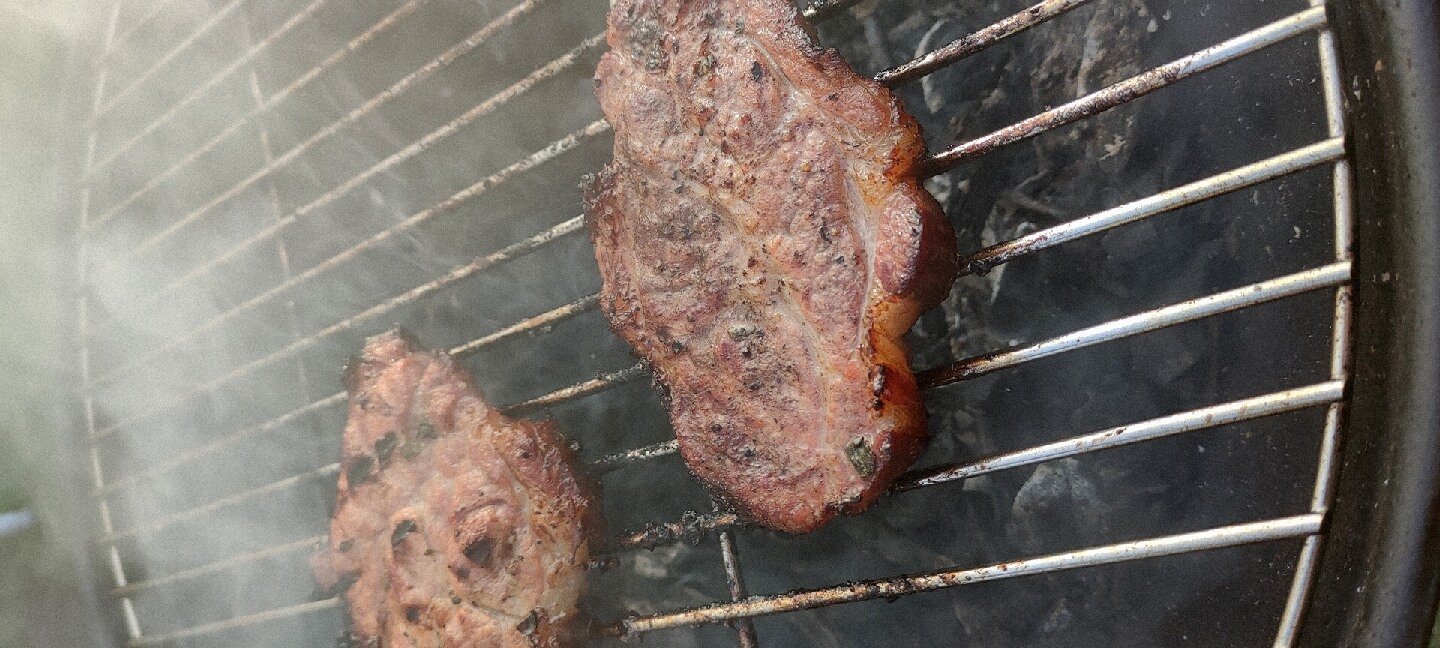 Krkovice na grilu