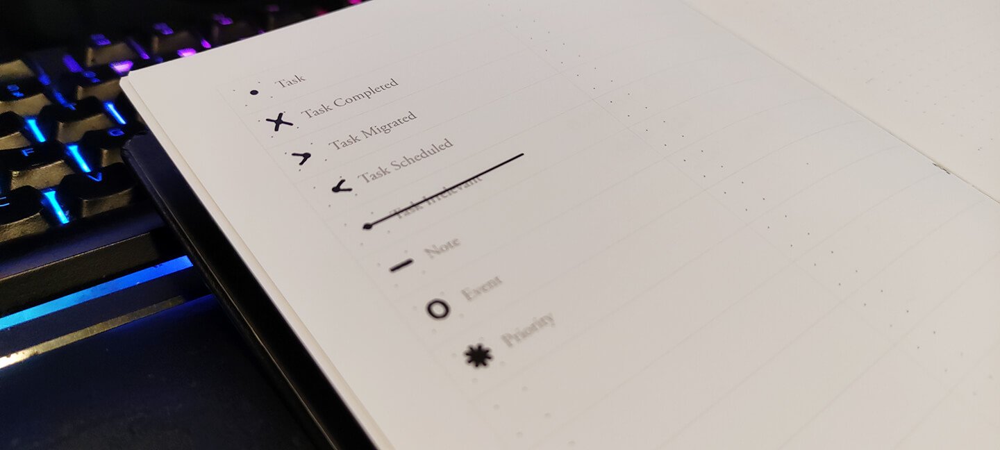 Bullet journal úkoly
