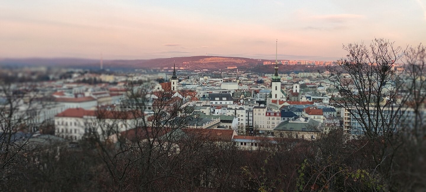 Brno rozmazano