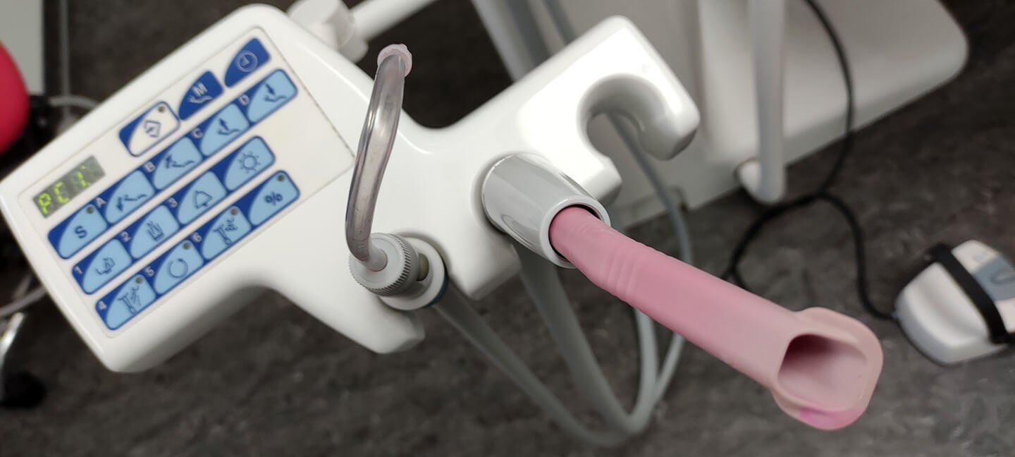 Ovládací panel - dentální hygiena