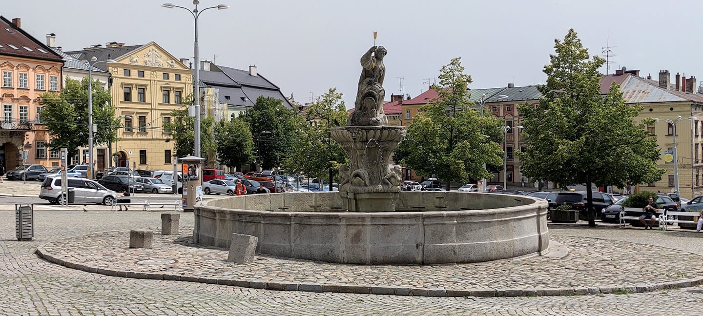 Kašna náměstí Jihlava